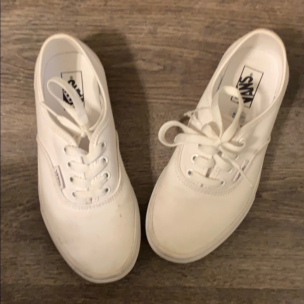 TRUE WHITE FALCON VANS 5.5 women